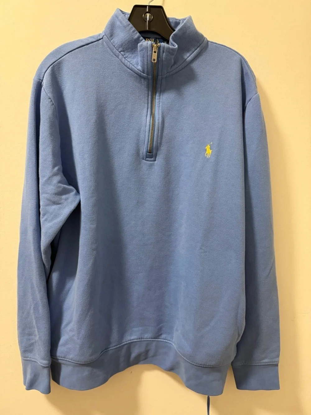 Polo Ralph Lauren Big & Tall Quarter Zip Mens Blue Sweatshirt. Size Large Tall. - Picture 1 of 7